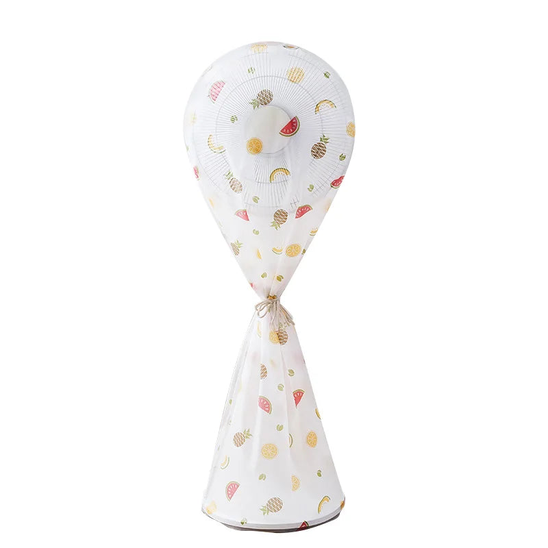 Floor Fan Cover Washable Waterproof Dustproof Standing Round Electric Fan Protective Cover Household Universal Storage Cover