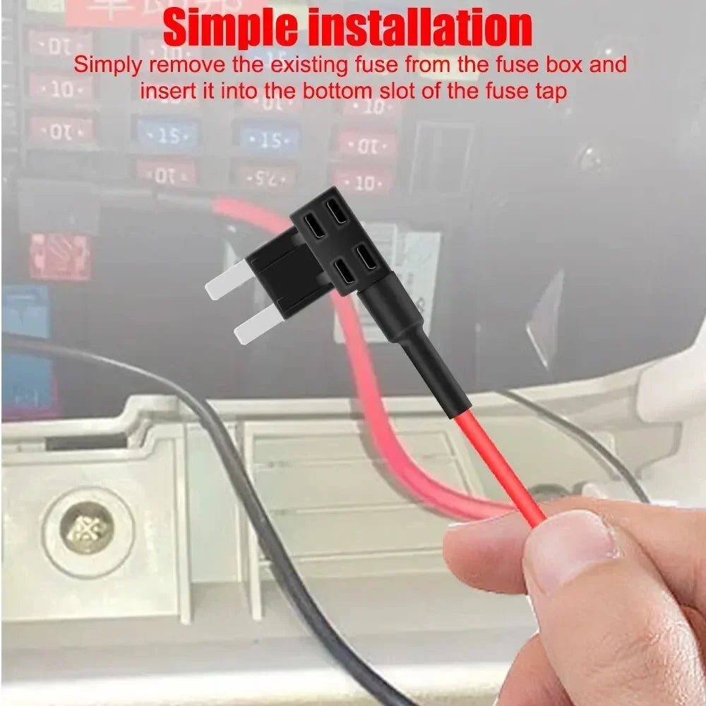 5 Stück Sicherungsadapter, APM-Abgriff, Mini-Flachsicherung, Micro, 12V, Sicherungshalter für Auto, Motri, ATM-Adapter
