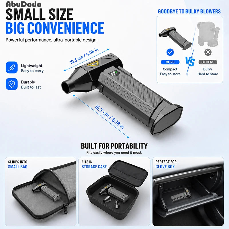 USB-Rechargeable Brushless Hand Blower