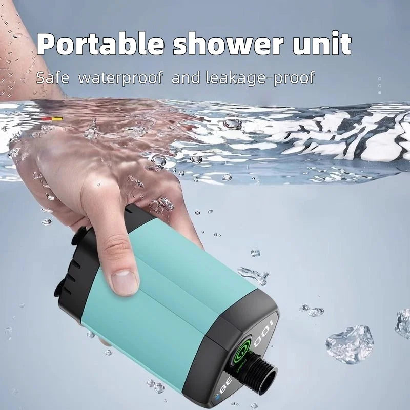 Rechargeable Portable Shower Pump with Display