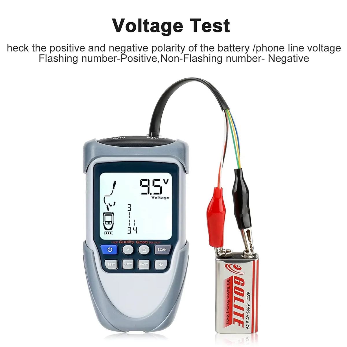 Netzwerkkabel-Tracer und PoE-Tester - ET612/ET613