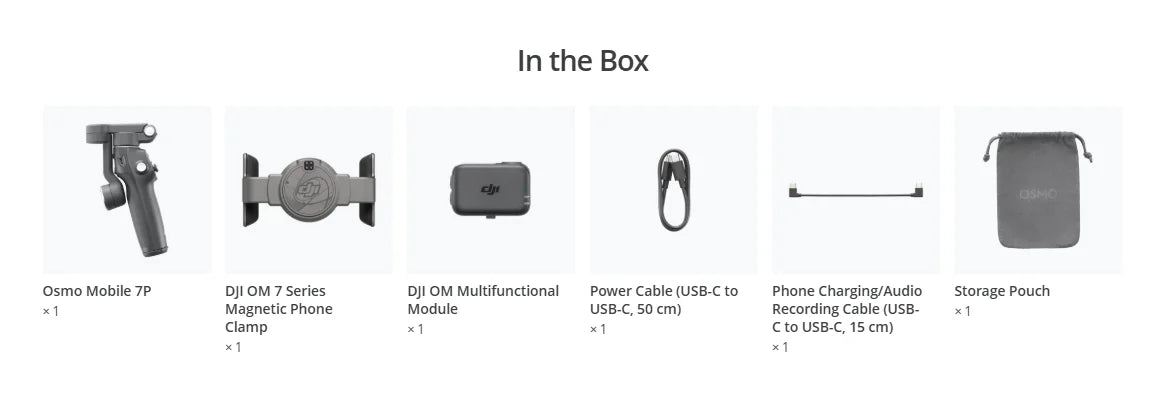 DJI Osmo Mobile 7P 3-Axis Smartphone Gimbal
