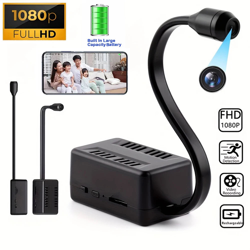 1080P mini WiFi bezpečnostná kamera s detekciou pohybu a diaľkovým náhľadom