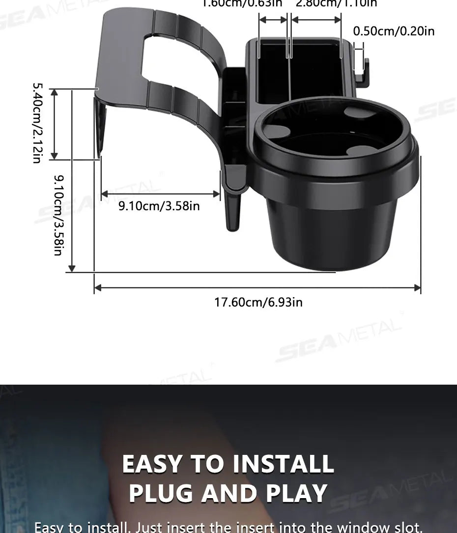 4 in 1 Car Door Organizer Hanging Cup Holder
