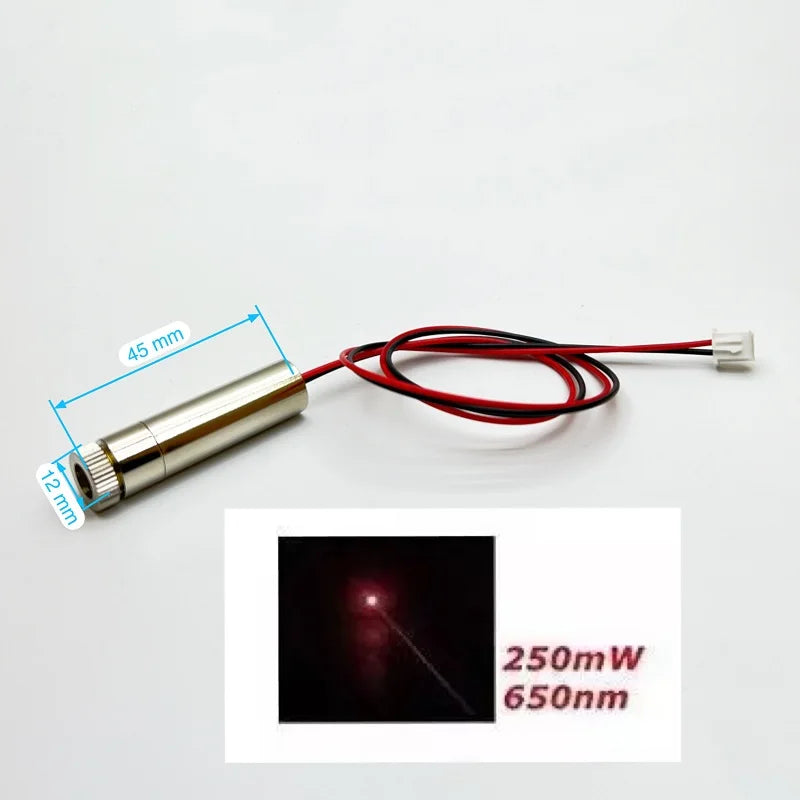 650 nm Red Laser Module, DC 3-4.5 V