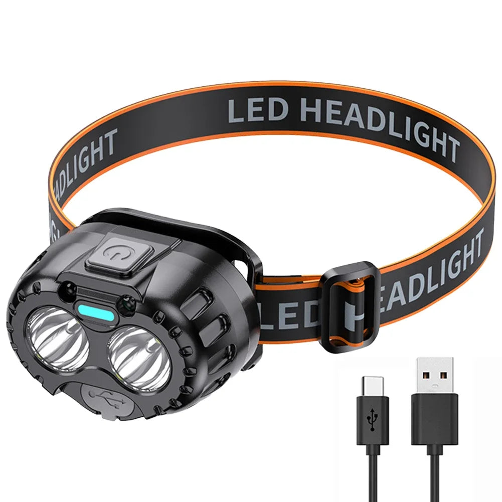 DC666 Rechargeable Motion-Sensor LED Headlamp