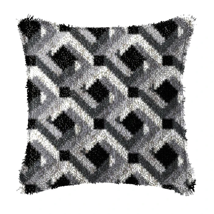 Καλούπι Κεντήματος Κουτιού 43 × 43 cm Latch Hook Cushion Craft Kit