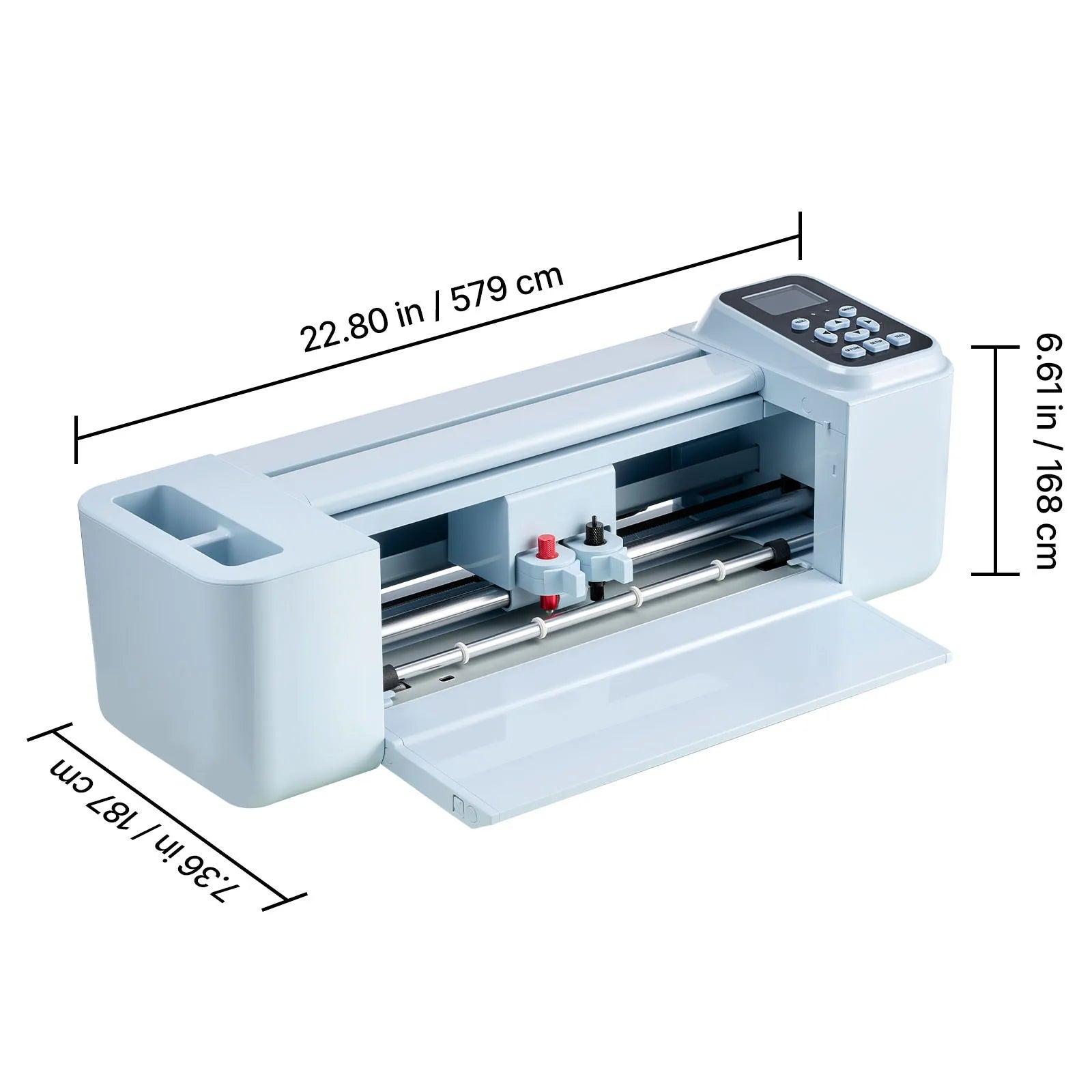 SucceBuy Vinyl Cutting Machine 12 in Button Screen Controlled Vinyl Cutter 5000+ Built-in Design Resources Creating Crafts Cards
