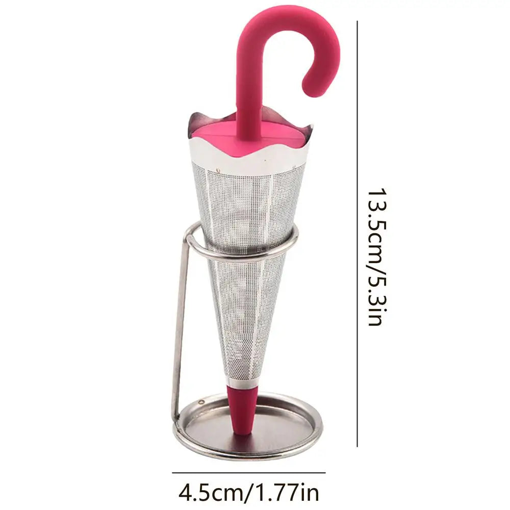 Umbrella-Shaped Loose-Leaf Tea Infuser