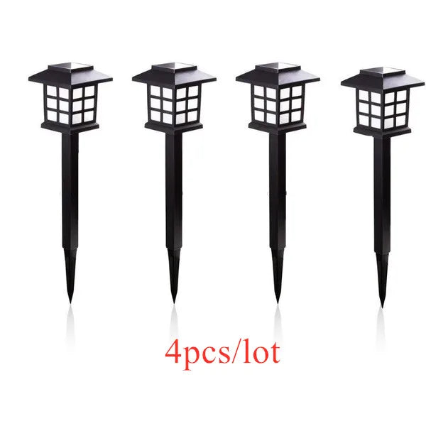 Solar LED Pathway Lights with Ground Stake, IP44, Auto On