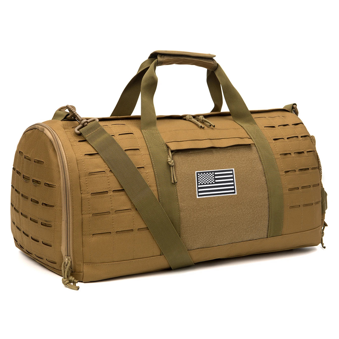40L Tactical Travel Backpack with Shoe Compartment and MOLLE Webbing