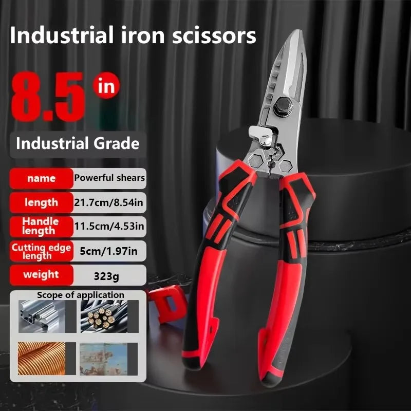 Multifunction Electrician Scissors - Stainless Steel