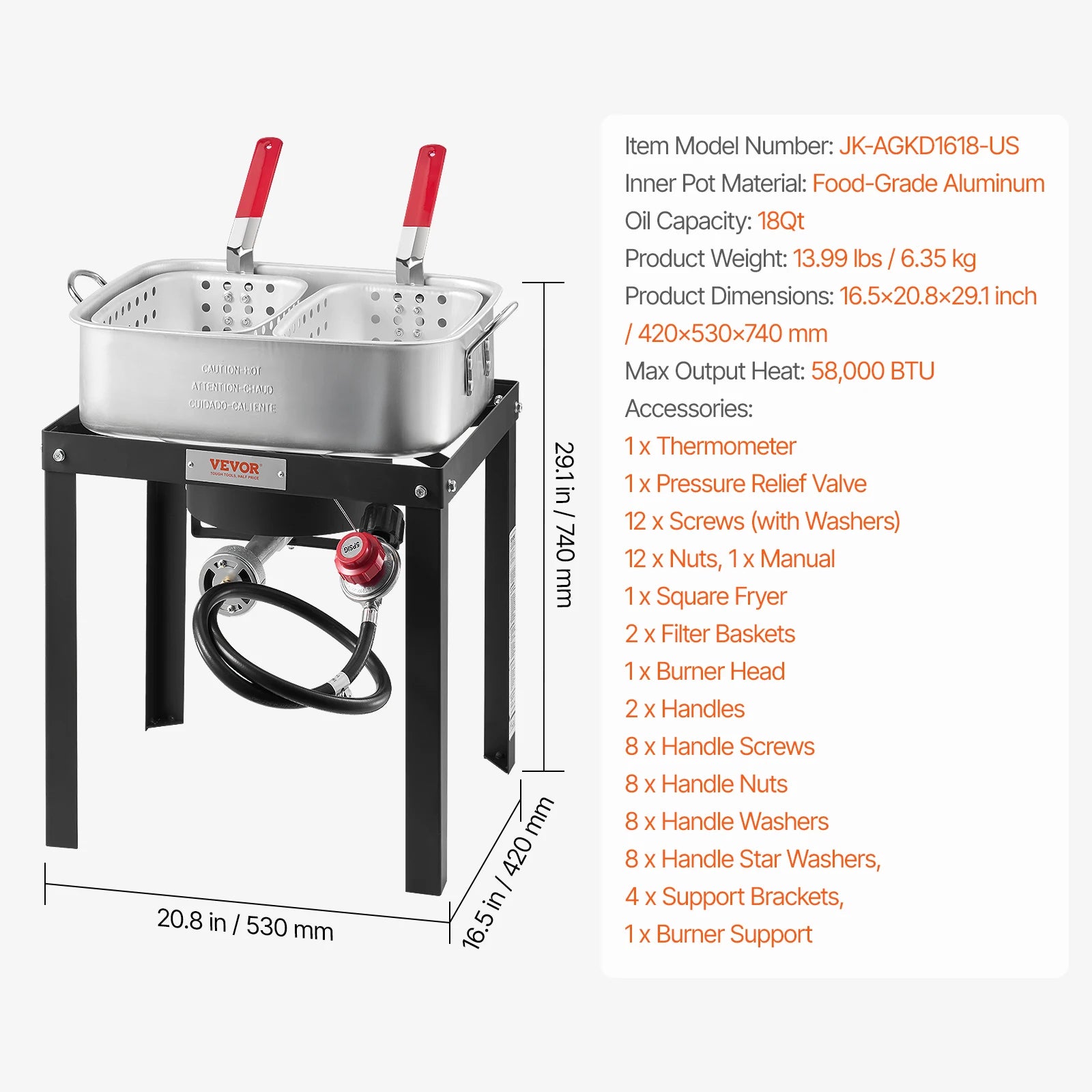 Seafood Boiling Kit with Strainer