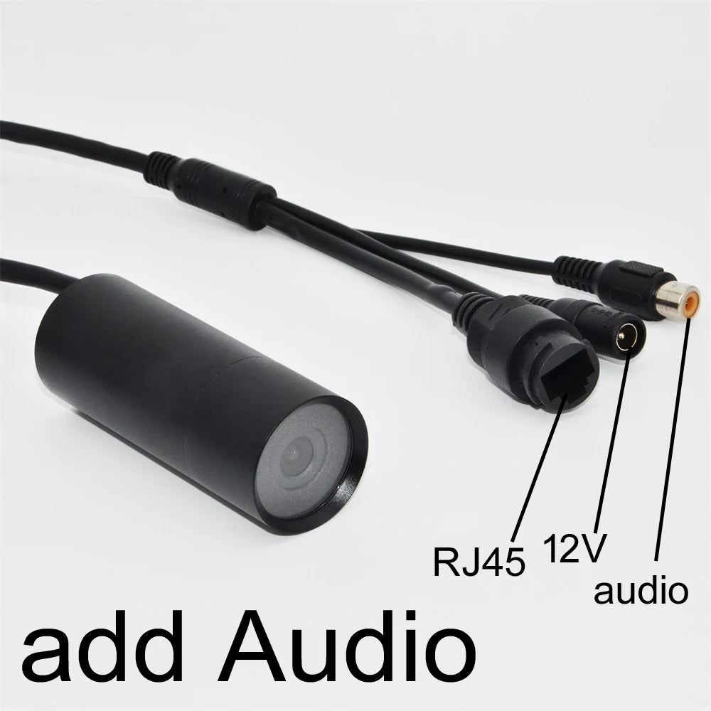 5MP Low Lux POE Waterproof Mini IP Camera for Industry and Security