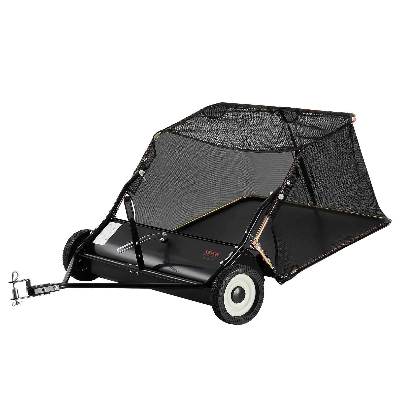 42-Inch Tow-Behind Lawn Sweeper, 12 cu.ft. Leaf and Grass Collector