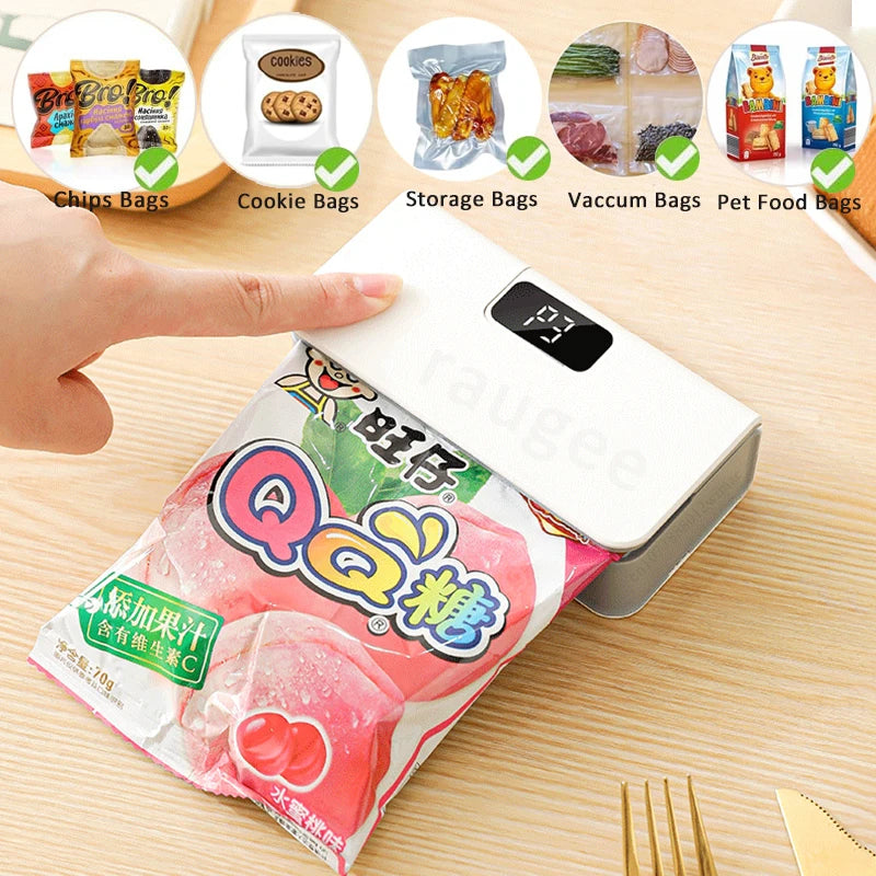 USB-Rechargeable Mini Heat Bag Sealer