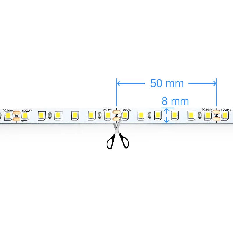 Flexible White LED Strip - 12V / 24V Options
