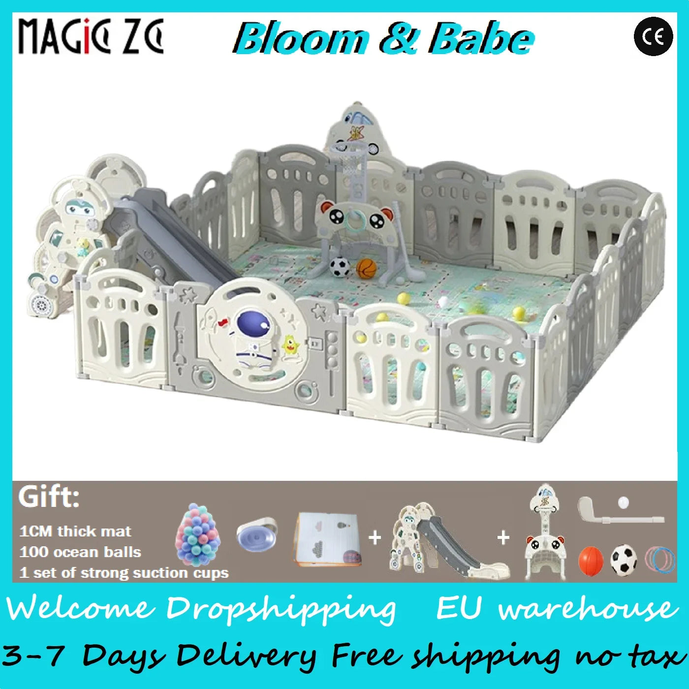 Baby Stroller 3‑in‑1 Lightweight Travel System