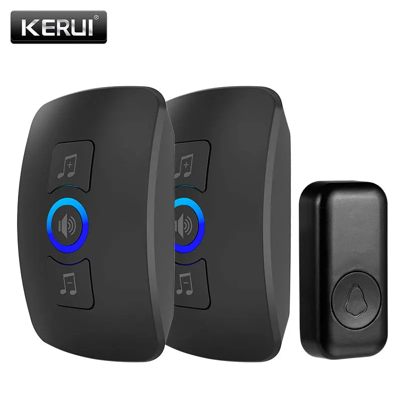 Wireless Doorbell with 60 Chimes, 500ft Range, Waterproof Button