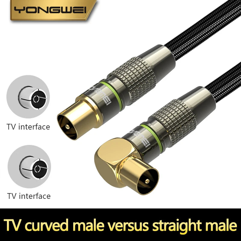 TV Aerial/RF Cable, Connector and Length Options