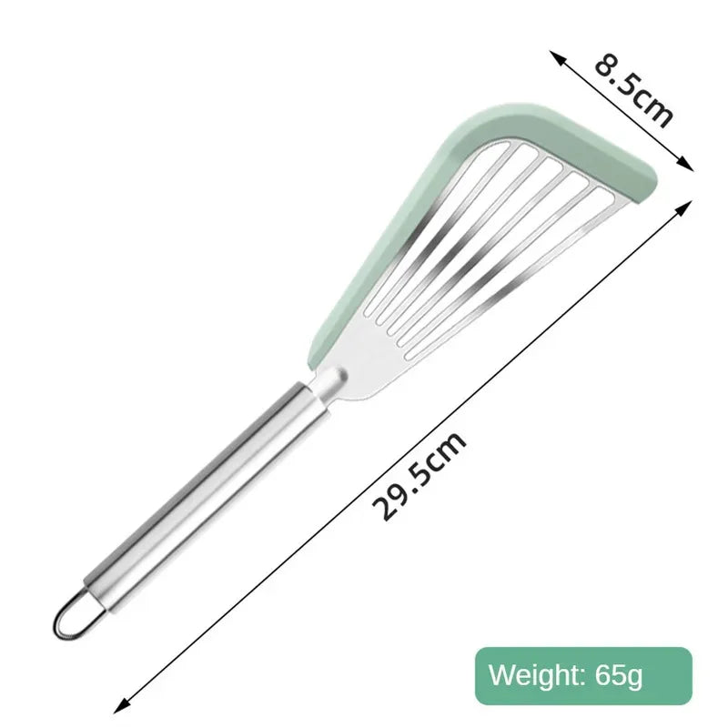 Kitchen Turner, Silicone/Steel Style Options