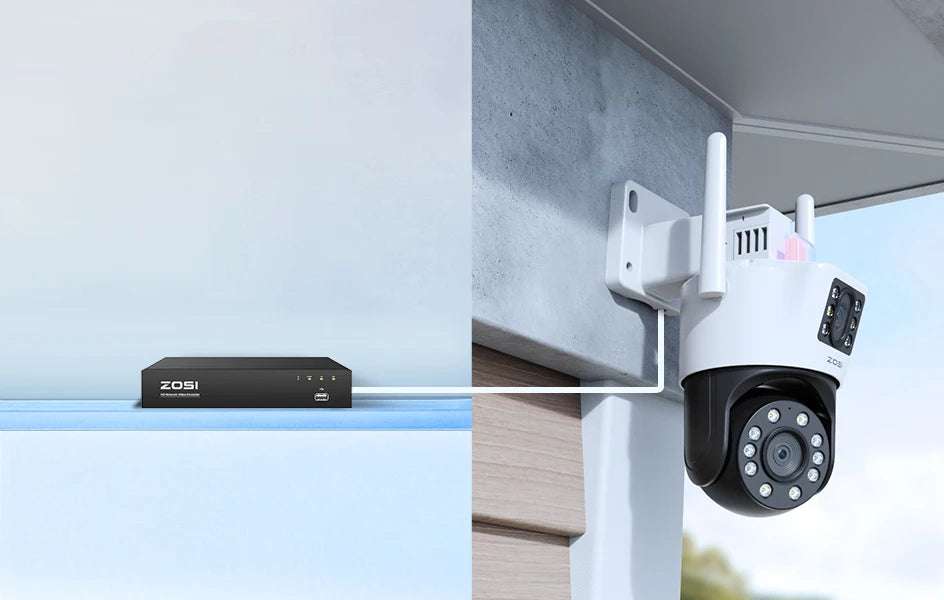 ZOSI C298 Max 4K 8MP Dual-Lens PTZ Security Camera