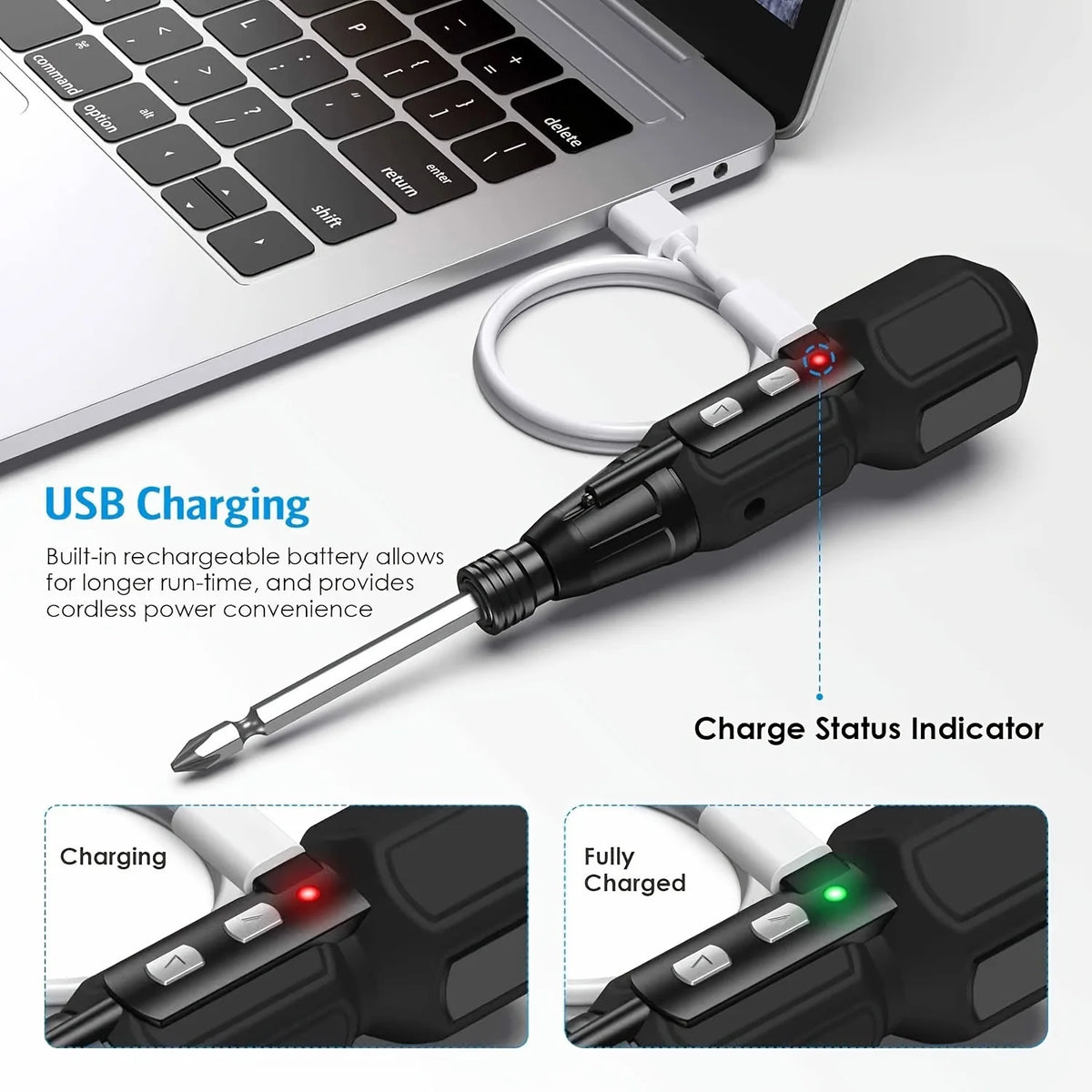 Rechargeable Cordless Screwdriver - Colour Options