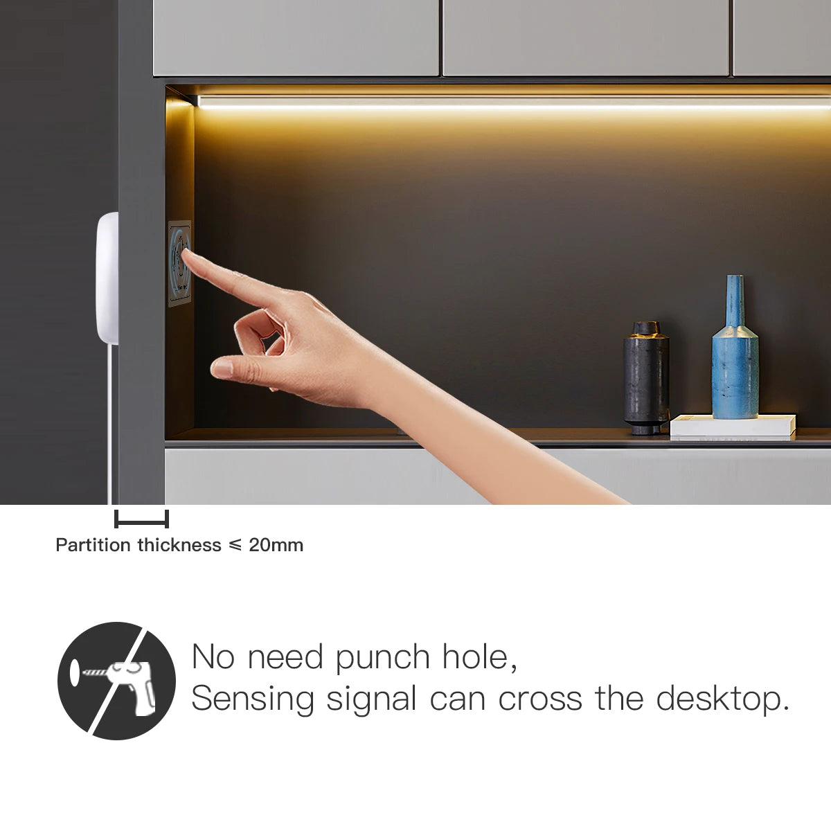 12-24 V Touch and Hand-Scan LED Dimmer