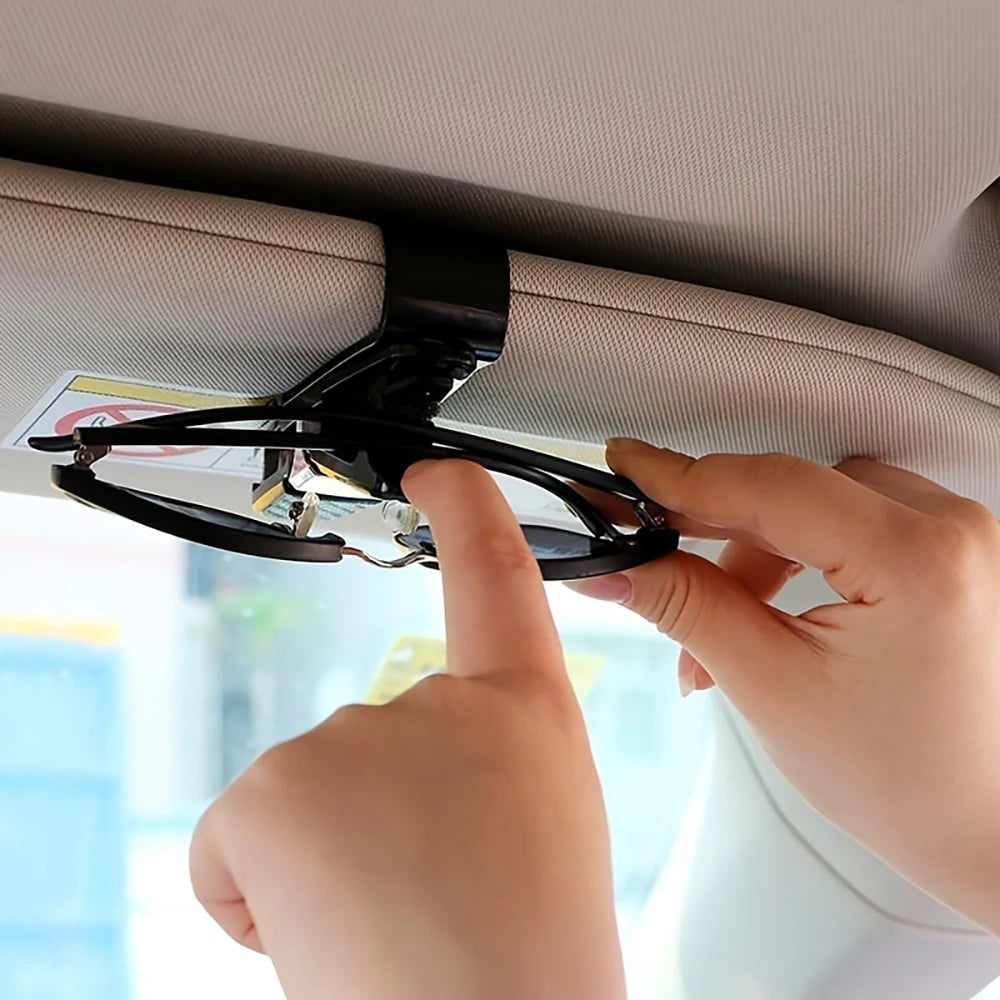 Car Sun Visor Glasses and Ticket Holder