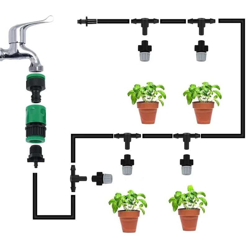 10m Garden Misting Kit with 10 Adjustable Nozzles