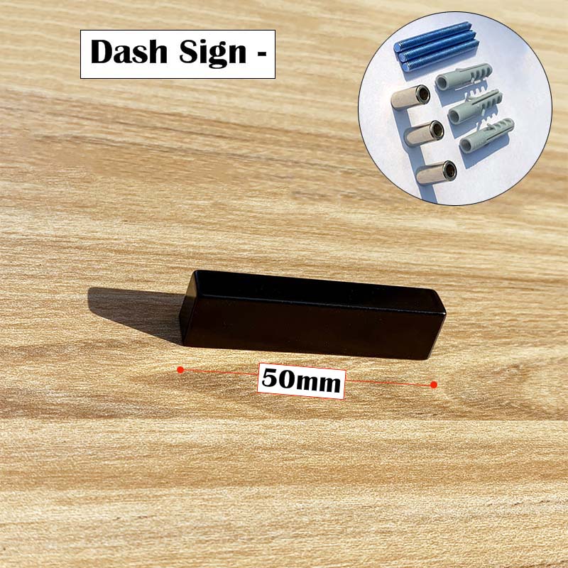 125mm Black Outdoor House Number Sign