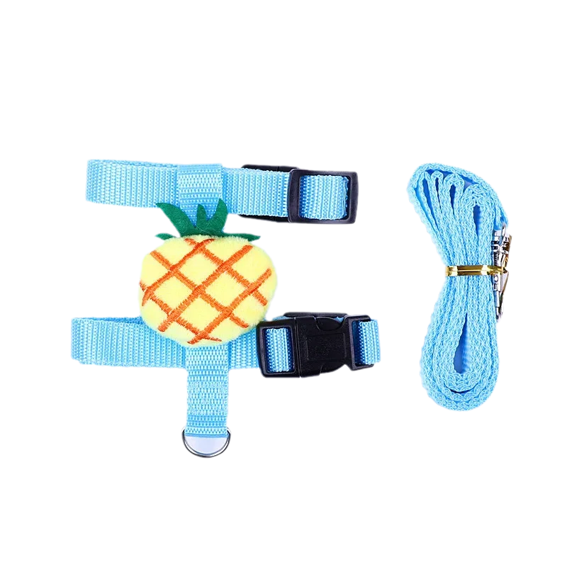 Walking Bunny Guinea Pig Harness for Small Animals Cute Pet Rabbit Harnesses and Leash Set Chinchilla Pigs mascotas Accessories