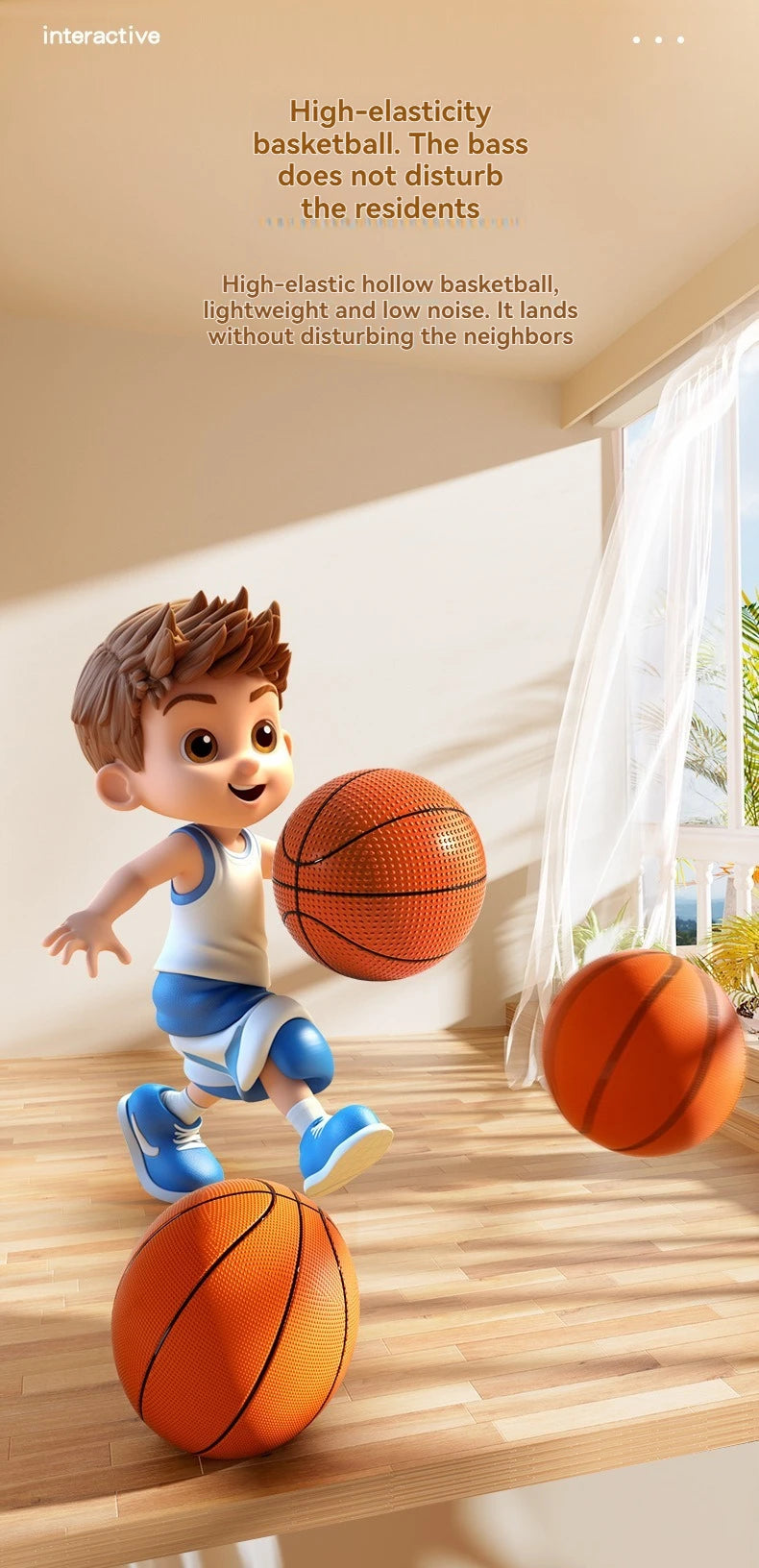 2025 New Children's Basketball Frame Indoor Shooting Hanging Baby Basketball Stand 1-5 Year Old Baby Home Ball Toy No Punching