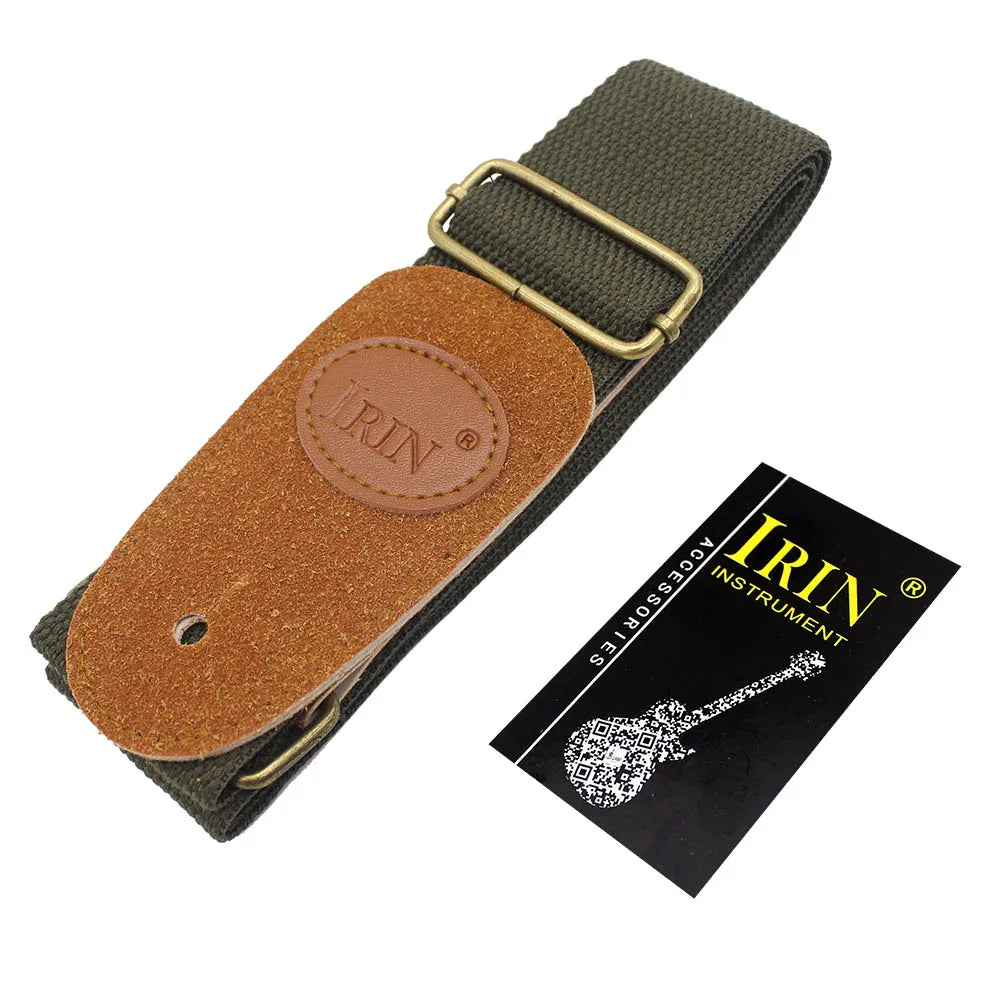 Adjustable Pure Cotton Guitar Strap for Acoustic, Electric and Bass