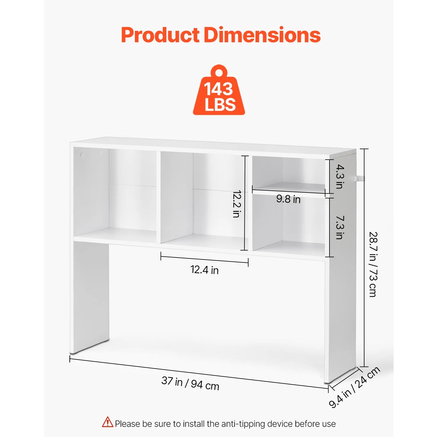 Desktop Bookshelf Storage Organizer 1/2/3-Tier Wood Display Shelf