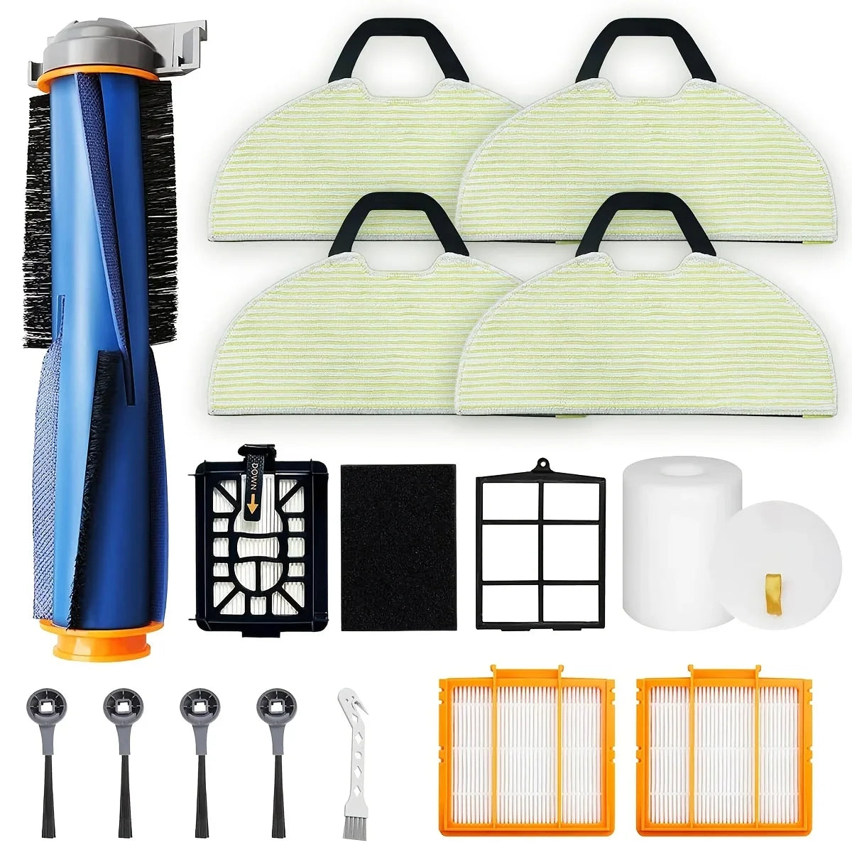 Robot Vacuum Accessory Set for Shark RV2600WSEU, 16 Pieces