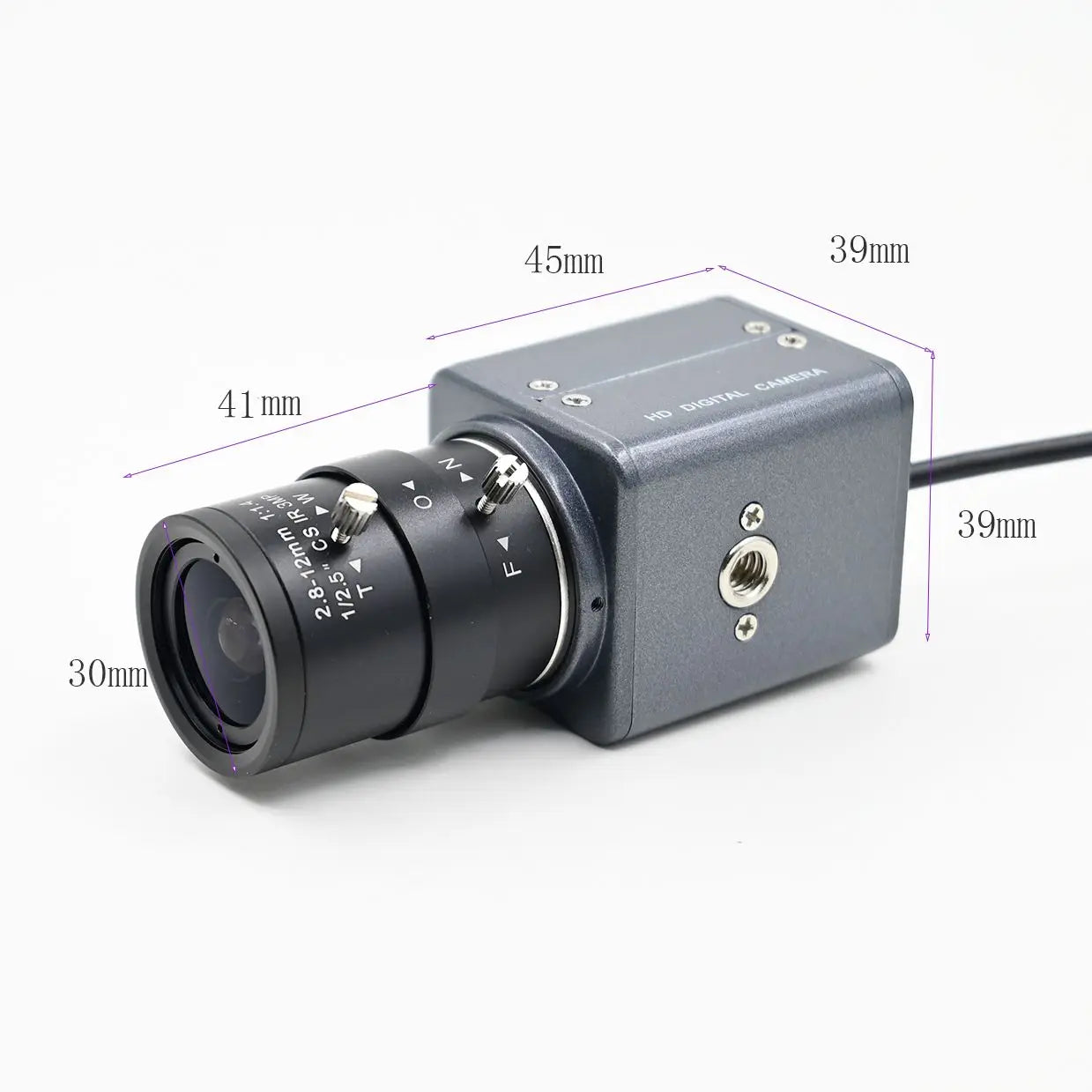 IMX179 HD USB Camera 8MP Varifocal Mini USB Webcam