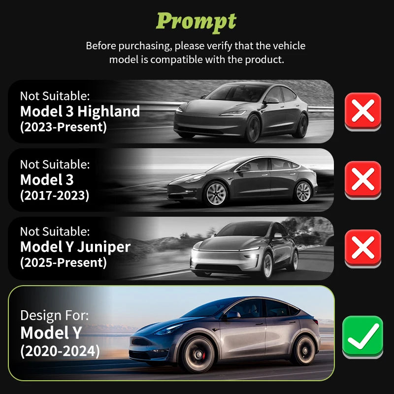 Set di copriruote Tesla Model Y per ruote da 19 pollici