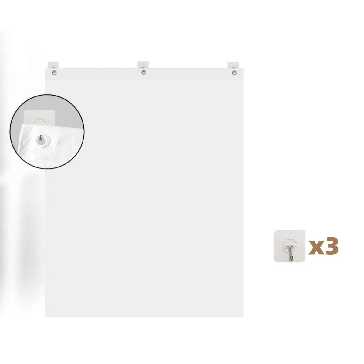 Solid-Colour Photography Backdrop, Size Options