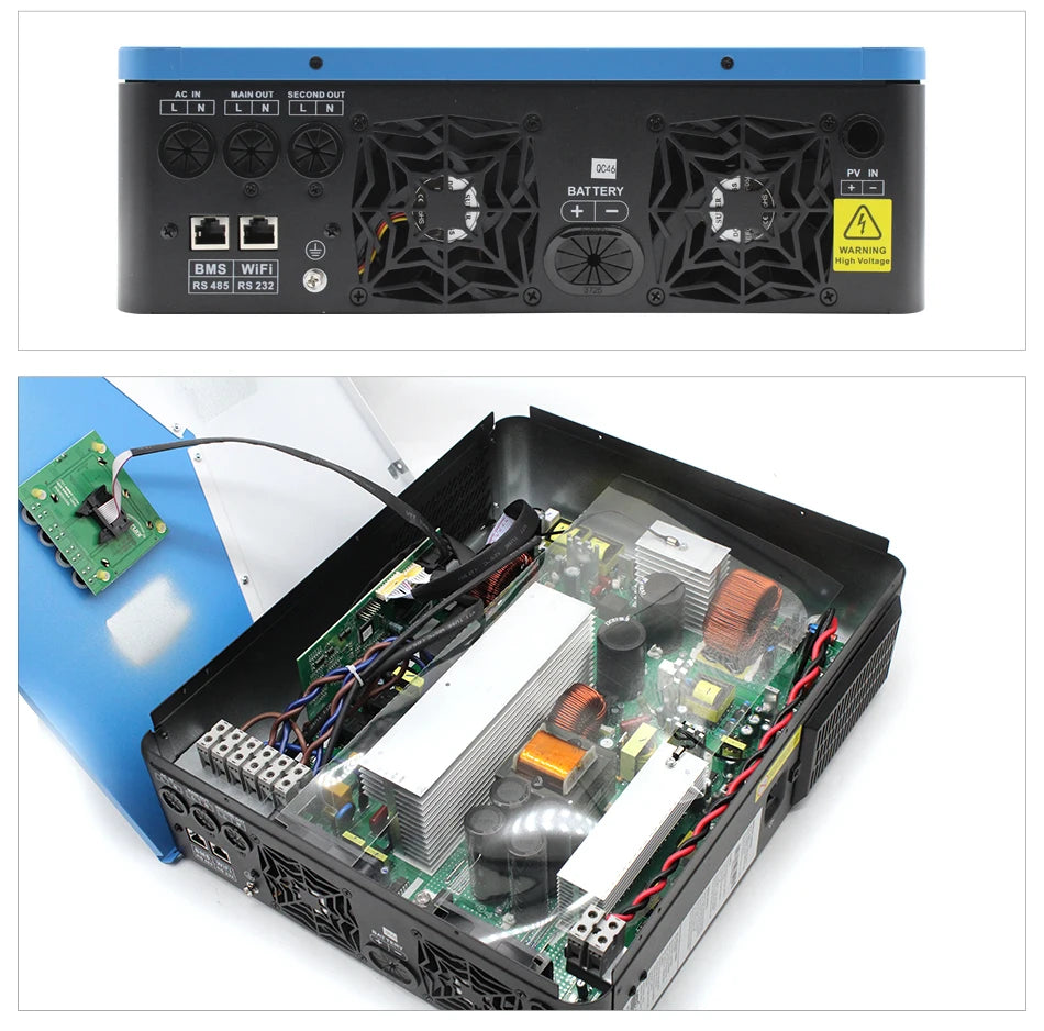 EASUN POWER Hybrid Solar Inverter 6.2KW 4.2KW 3.2KW 2.2KW Pure Sine Wave MPPT 12V 24V 48V 220v Solar Charger Power Home Inversor