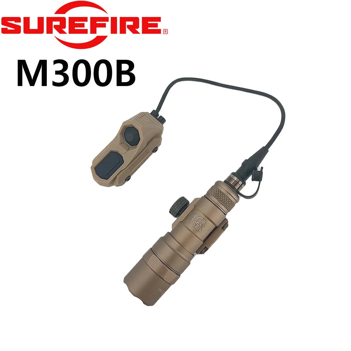 Surefire M600 M600C M300 Tactical Rifle AR15 Flashlight Airsoft Hunting Aisoft Rifle Gun Scout Light Axon Dual Function Switch