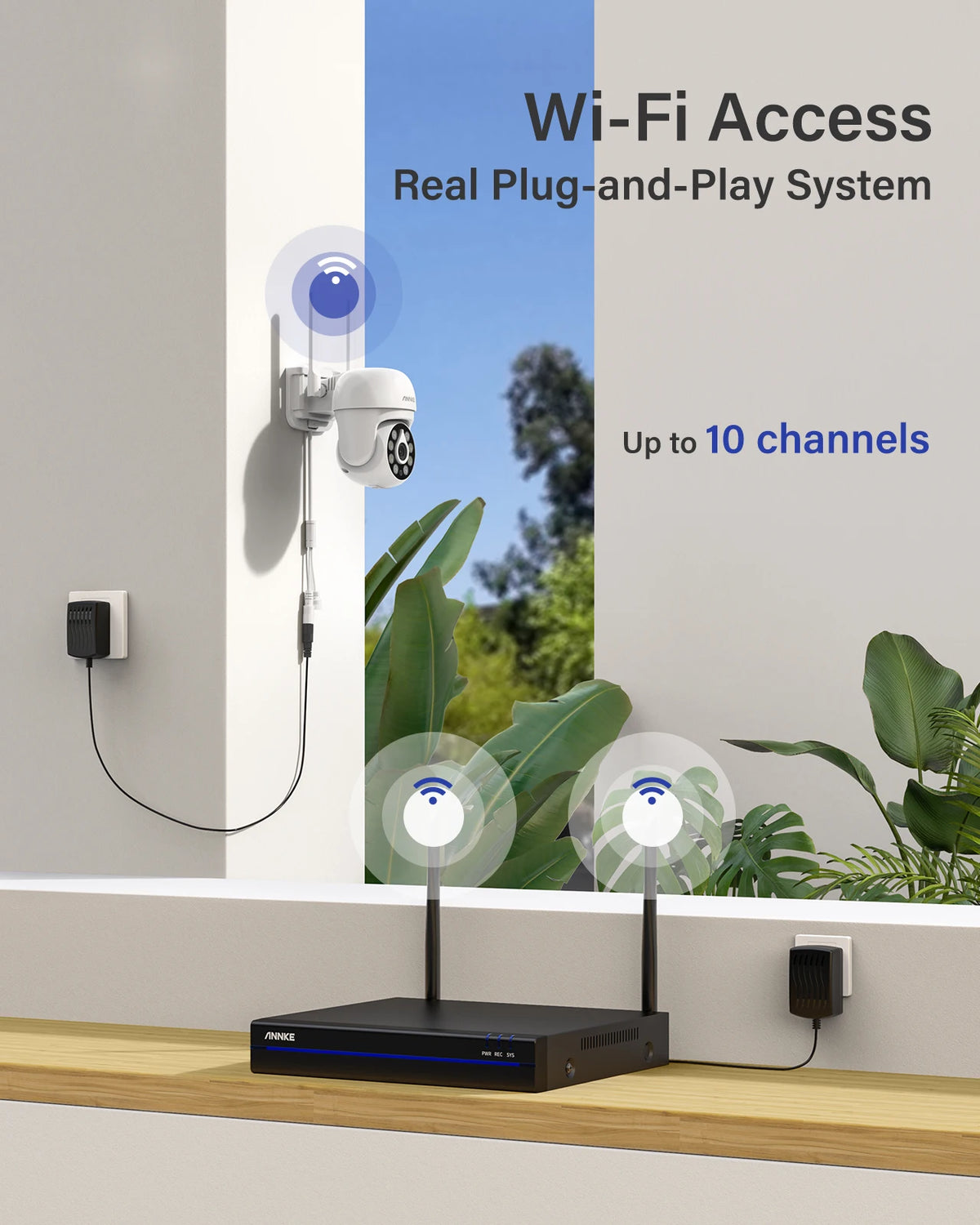 2-Pack 5MP Wireless IP Security Camera with Two-Way Audio