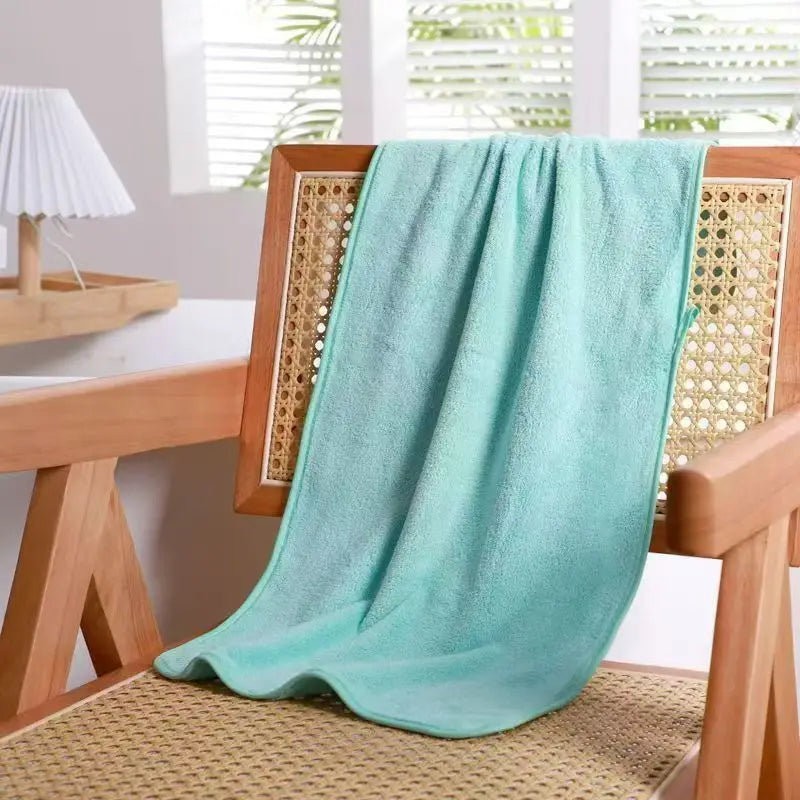 Ensemble de serviettes en polaire corail, serviettes de bain et de visage douces et absorbantes