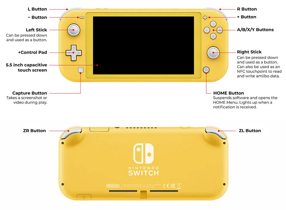 Nintendo Switch Lite Korallenfarbene Handheld-Spielkonsole