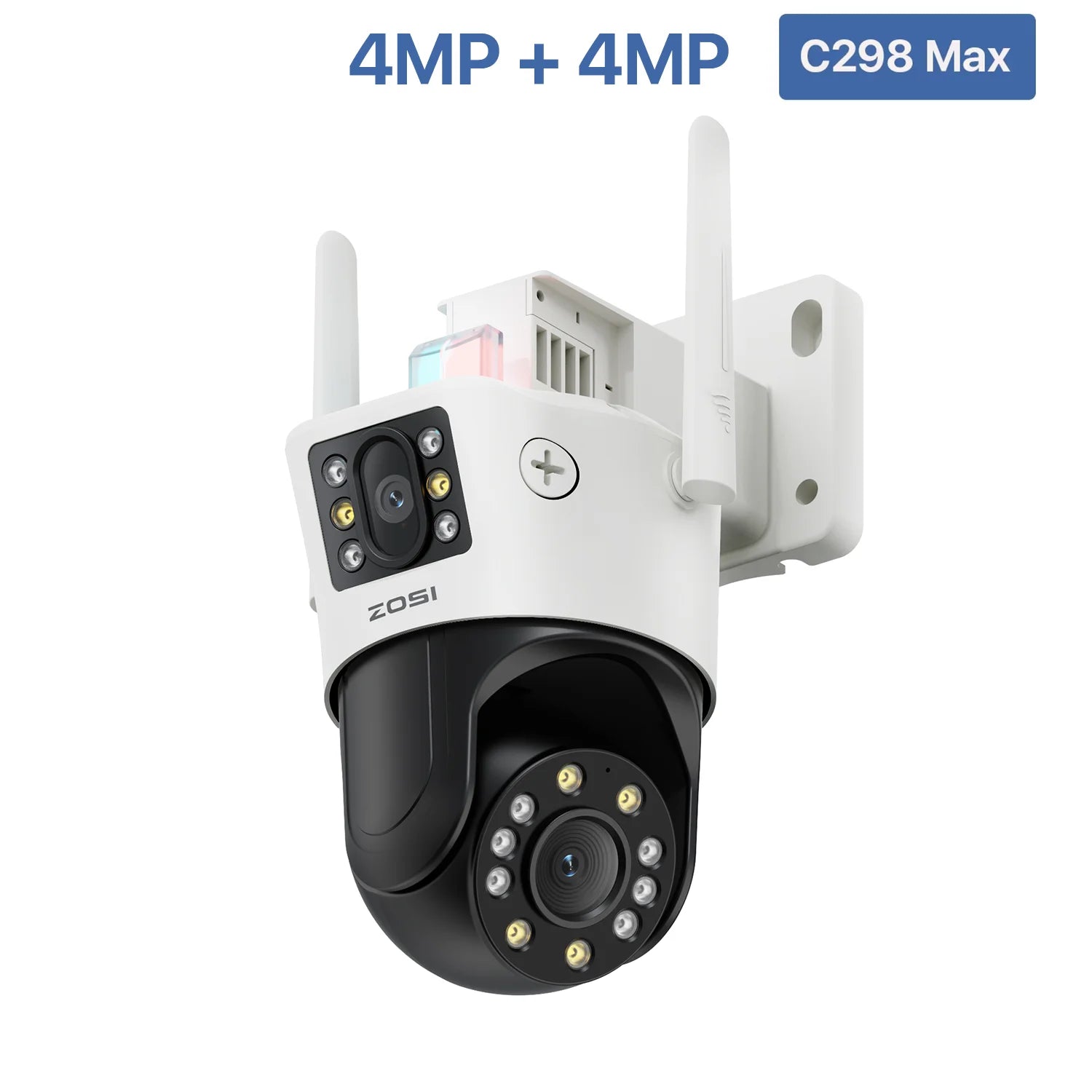 ZOSI C298 Max 4K 8MP Dual-Lens PTZ Security Camera