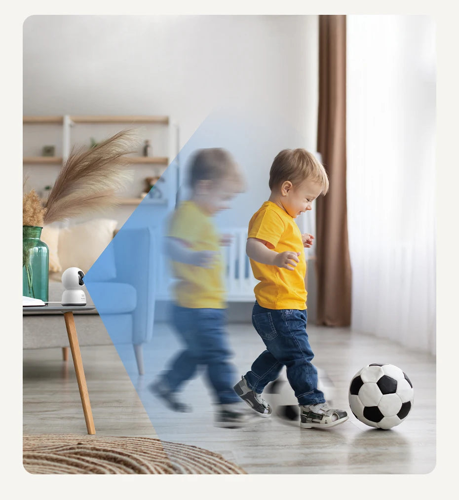 Baseus 3MP 2K Pan & Tilt Home Security Camera