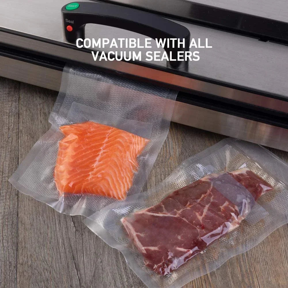 Vakuumposer til mad, pakke med 100 poser