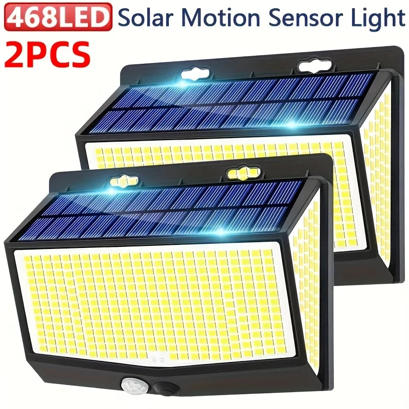 Solar PIR Wall Light with LED and Pack Options