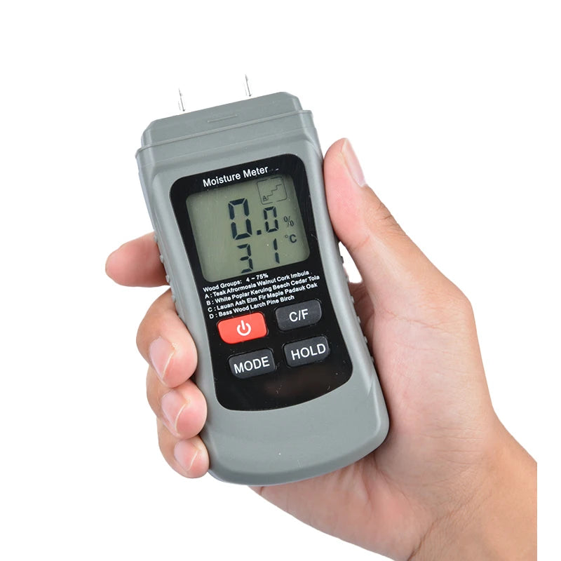 MT01 Pin-Type Wood Moisture and Temperature Meter