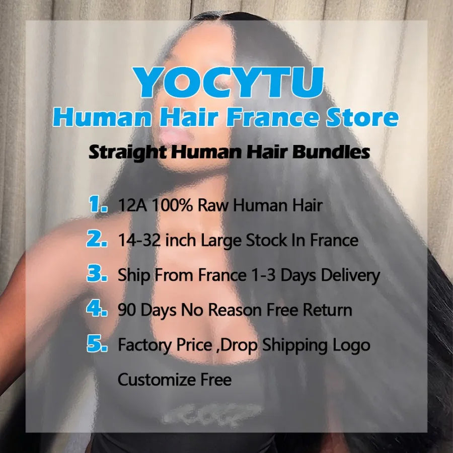 20 20 20 Inch Straight Human Hair Bundles – 100% Human Hair